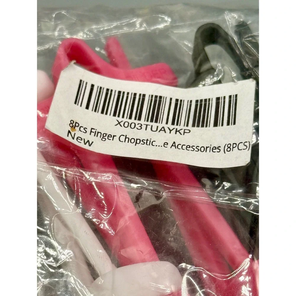 Finger Chopsticks Snack Tongs - 8 Pcs Mess Free Gaming‎ Accessories